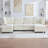 6-Seat Modular Sectional Sofa-1778624541
