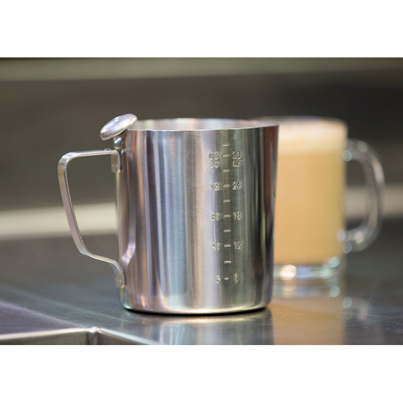 Pichet pour faire mousser le lait, H 6 po x l 4,81 po x P 4 po