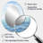 Oceans Infinity Dreamscape V - Abstract Oval Decorative Mirror On Metal-71437489