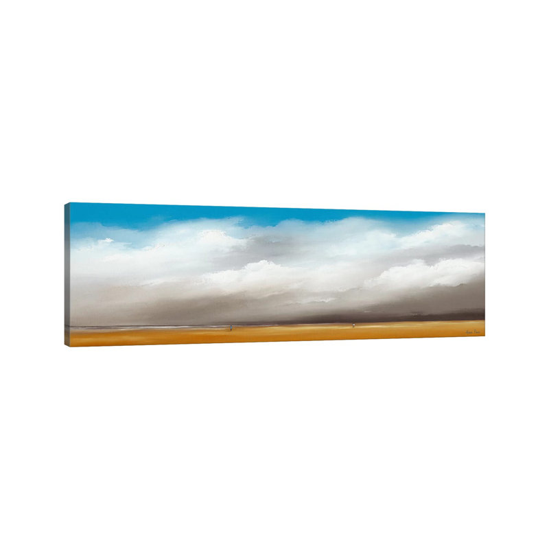 Clouds III by Hans Paus - Wrapped Canvas Panoramic Painting, 30.48 cm H x 91.44 cm W x 1.91 cm D