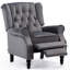 Conatser 78cm Wide Velvet Wing Chair Recliner-383786808