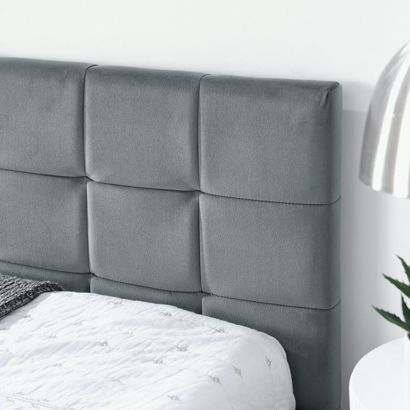 L-Shape Velvet Tufted Corner Daybed Bed Frame