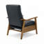 Fauteuil inclinable à accoudoirs en bois
