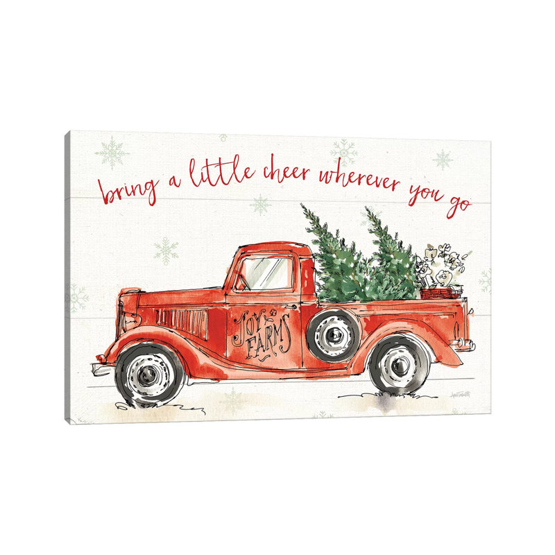 Modern Farmhouse VIII Christmas by Anne Tavoletti - Wrapped Canvas Print, 20.32 cm H x 30.48 cm W
