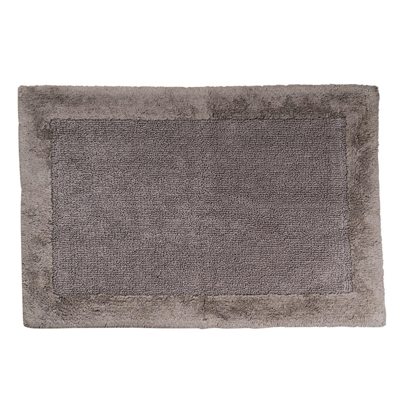 Amelie Square Bath Rug, Brown, 70cm W x 120cm L