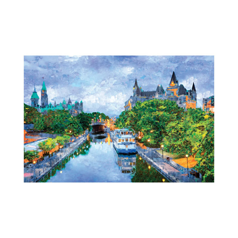 Rideau Canal by Lisa Robinson - Wrapped Canvas Gallery-Wrapped Canvas Giclée, 66.04 cm H x 45.72 cm W x 1.91 cm D
