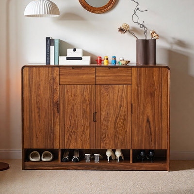 Classic large capacity home storage shoe cabinet