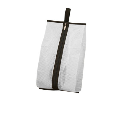 Black And Gray Trims Transparent Shoe Dusts Bag And Travel Portable Waterproof Boot Storage Bag