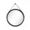 Des Round Solid Wood Mirror