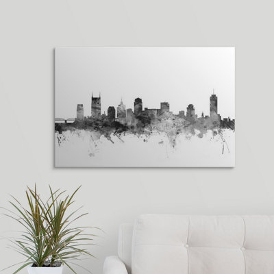 «Nashville Tennessee Skyline» par Francy, impression