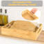 Organisateur de couvercles en bambou pour aliments