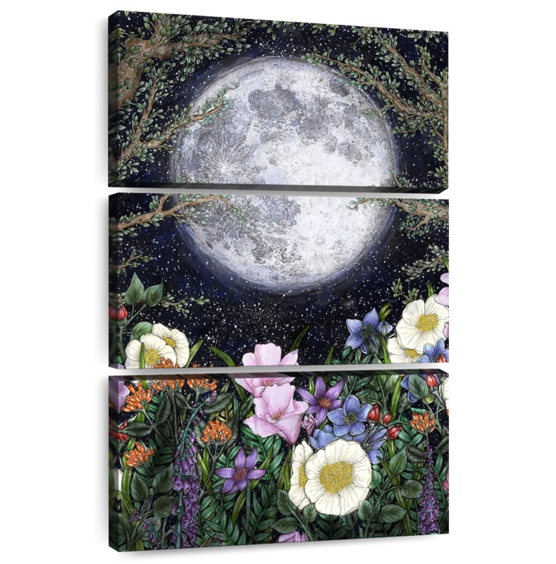 Oberle Midnight In The Garden I, 50" H x 32" W