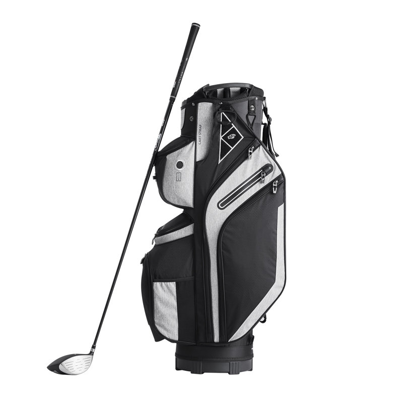 Premium Golf Cart Bag with 14-Way Organizer Top, Waterproof 600D Polyester Storage & Putter Well