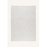 Lashawna Flatweave Wool White Rug