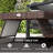 Outdoor End Table With Pe Weave - To Elements Folding In Brown Suitable For Various Locations