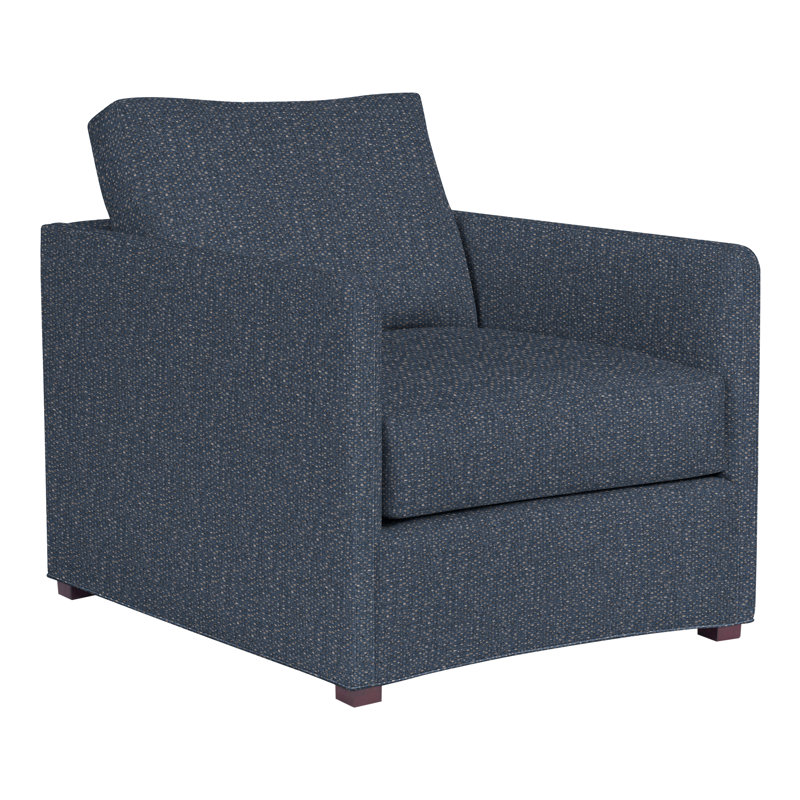 Chaise Wynne, Perigold Page bleu marine, Non