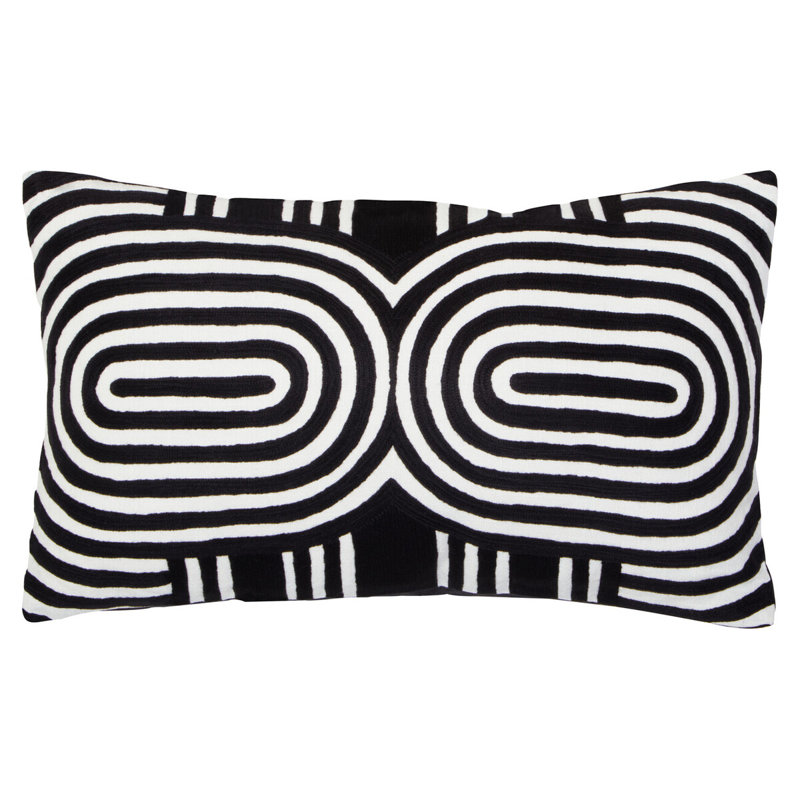 Dequisha Abstract Rectangular Cushion