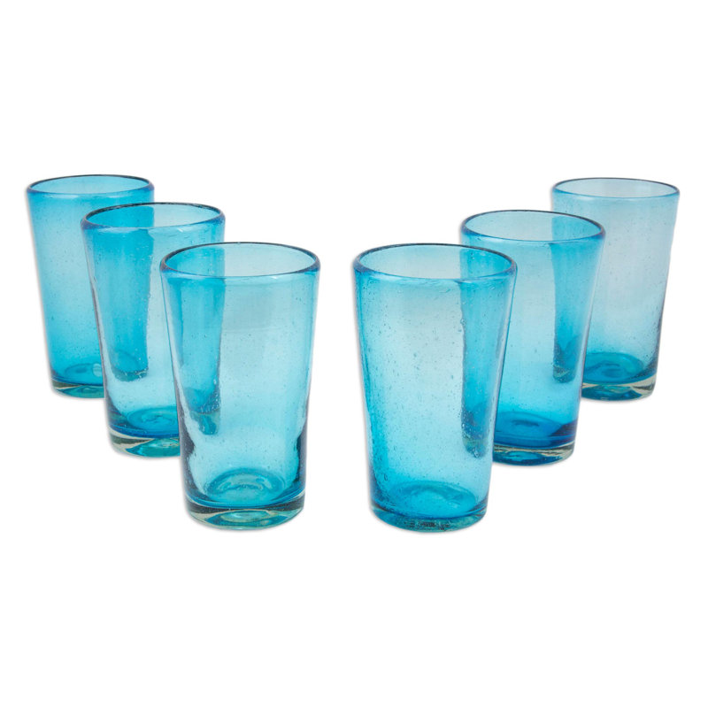 Bulles d'aigue-marine 15 oz. Ellicottville Verre Highball