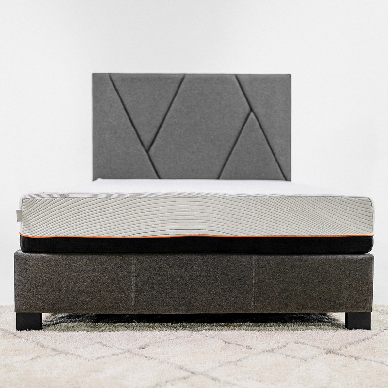 Grand matelas en cuivre rafraîchissant de 10 po pour lit double - fabrication à 3 couches pour une pause paisible et un repos résilient