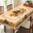 Autumn-Winter Tablecloth 152x220cm Rectangular Autumn-Winter Holiday Patterns Party Picnic Dinner Party Decorative Table Cover-1190768848