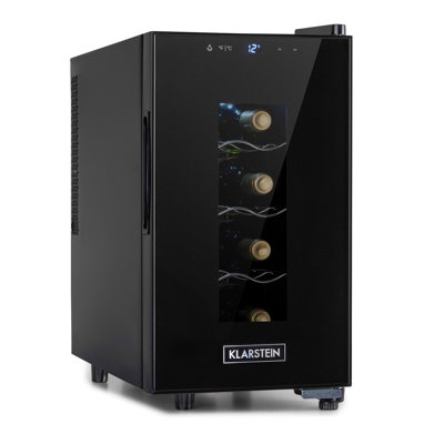 Klarstein Single Zone 26cm Freestanding 8 Bottle Wine Refrigerator