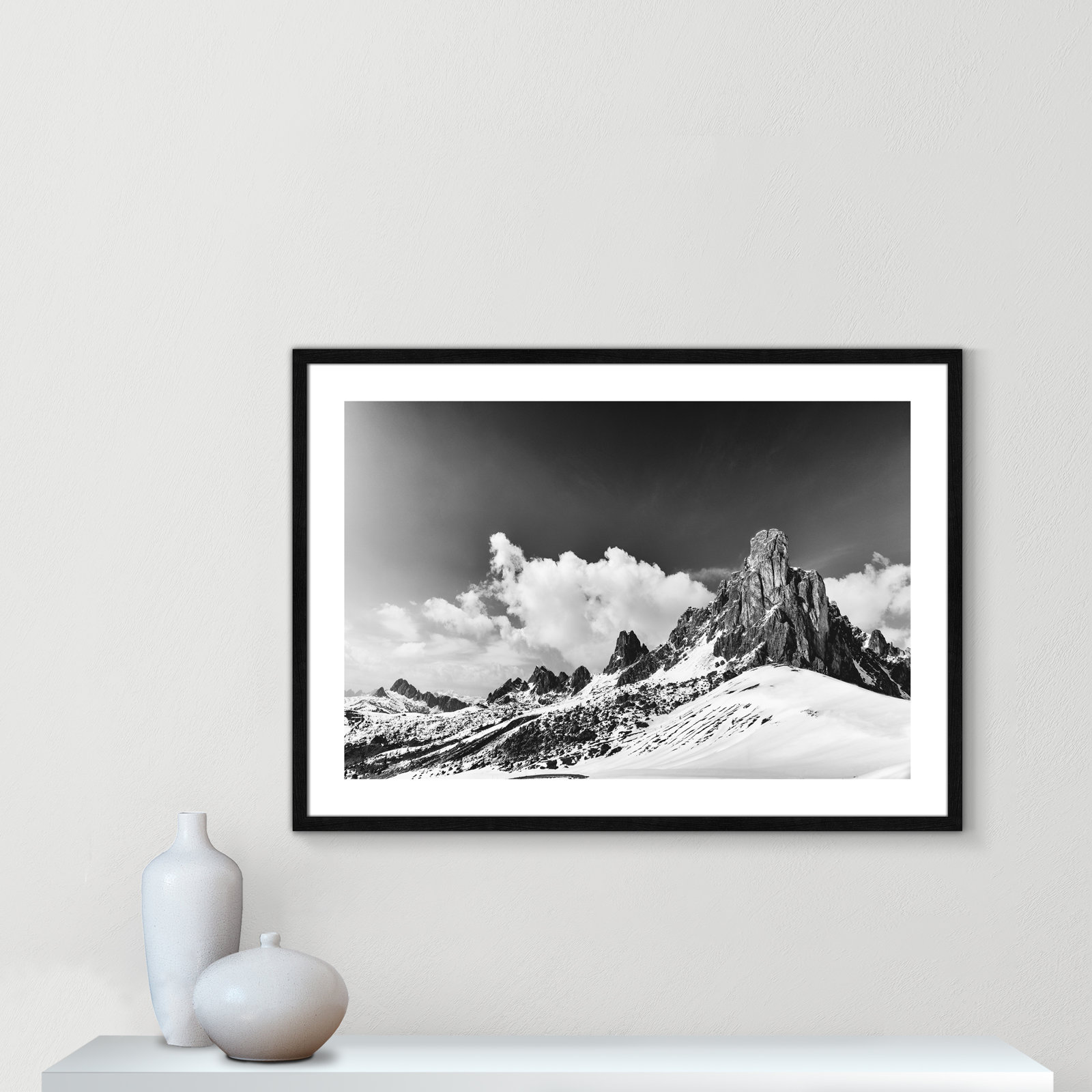 Dragon's Tail by Lars Van De Goor, 25.5" H x 35.5" W x 0.75" D, Black Framed