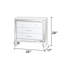 Table de chevet avec cadre Sterling Sterling