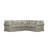 Friedman 115" W 2-Piece Upholstered Sectional with Foam and Down Blend Cushions-86135440-28316460