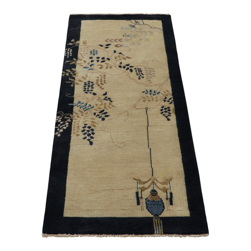 One-of-a-Kind 1'10x4'11 Hand Knotted Area Rug