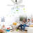 Biyori Ceiling Fan with Light 3-Speed Brushless Motor Remote Control Chandelier Fans-98234025