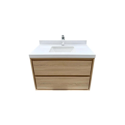 Meuble-lavabo de salle de bain, meuble mural de salle de bain avec lavabo