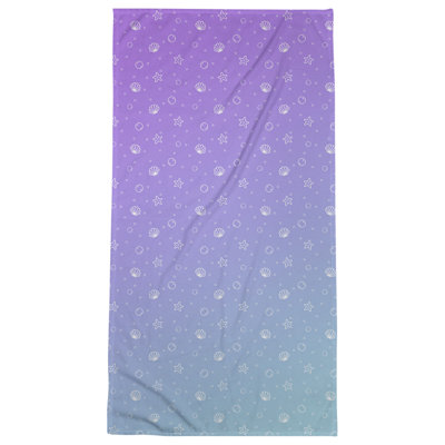 Serviette de bain coquillage
