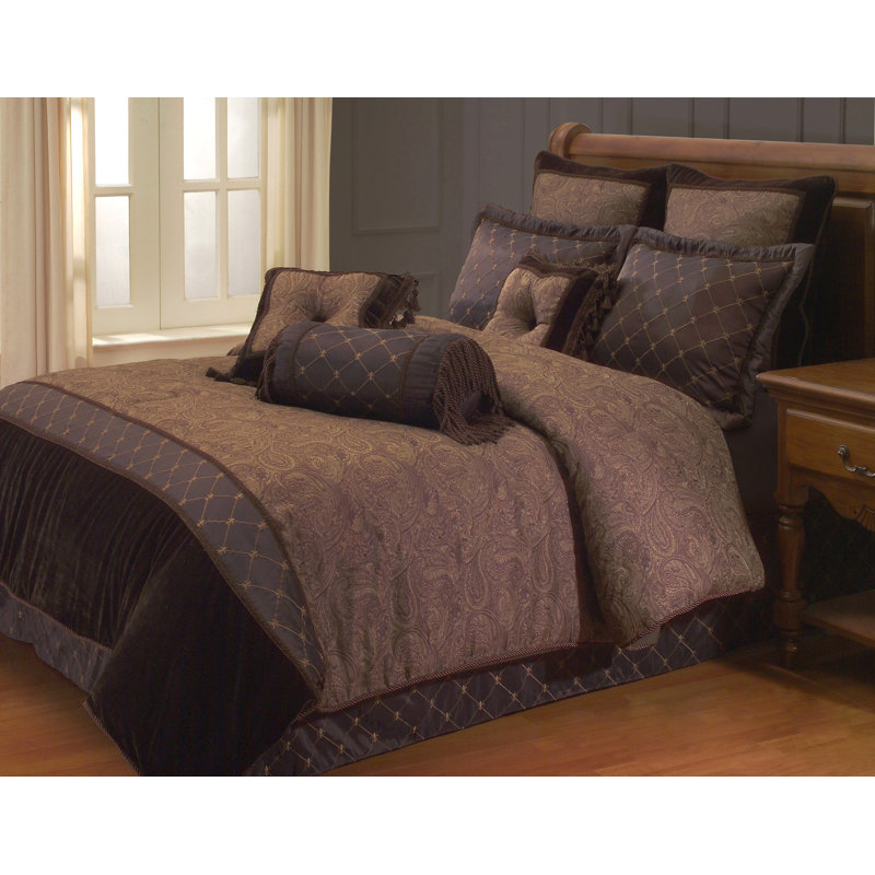 Buta 10 Pc Comforter Set, Queen Comforter + 8 Additional Pieces