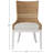 Adalard Side Chair in White/Natural