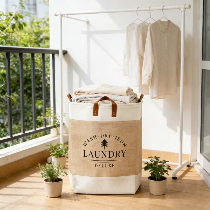 Sac de rangement pliable en tissu robuste - Organisateur de grande capacité permettant d'économiser de l'espace pour les vêtements, les jouets, les couvertures et les équipements sportifs