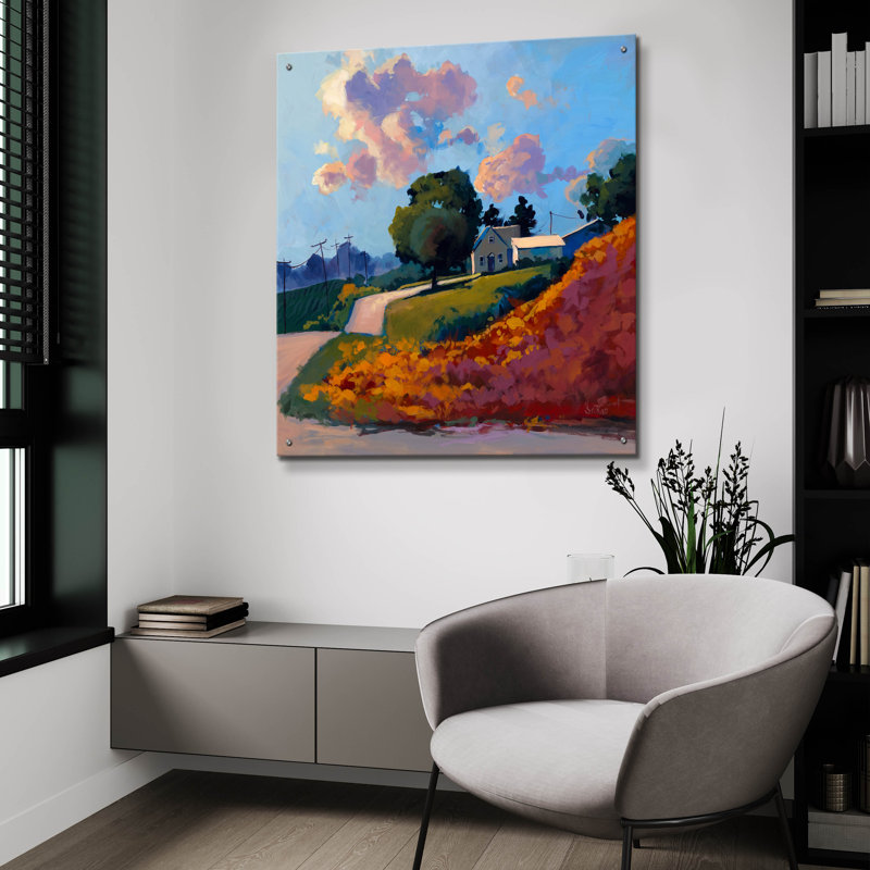 Art mural en verre Winston Porter, H 36 po x l 36 po x P 0,2 po