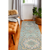 Andrieka Wool Floral Indoor Rug