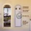 Miroir pleine longueur 65 po x 21 po à DEL, à intensité variable, haute définition et antidéflagrant, sur pied ou mural