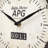 Modern & Contemporary Analog Metal Quartz Movement / Crystal Tabletop Clock in Black