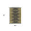 Tapis intérieur lavable abstrait doré 5 pi x 8 pi