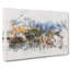 Auronzo Di Cadore Mountains Italy - Wrapped Canvas-56661568