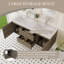 Meuble-lavabo flottant avec lavabo
