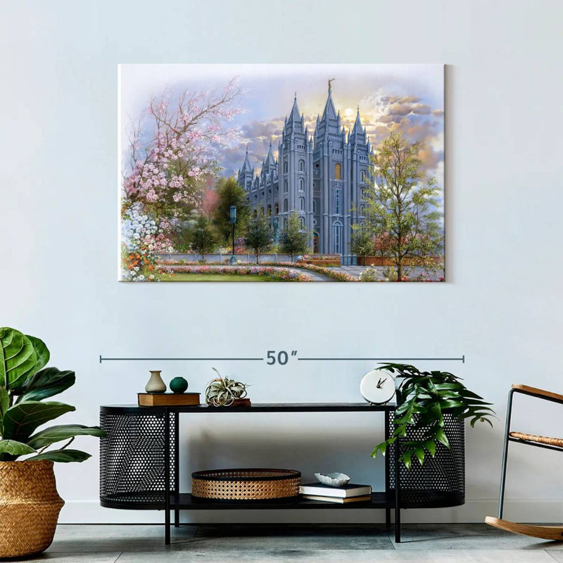 Rorry Temple Garden, 30" H x 45" W