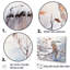 «Winter Snowy Owl Charm Landscape», ensemble d'art mural neige-107762340
