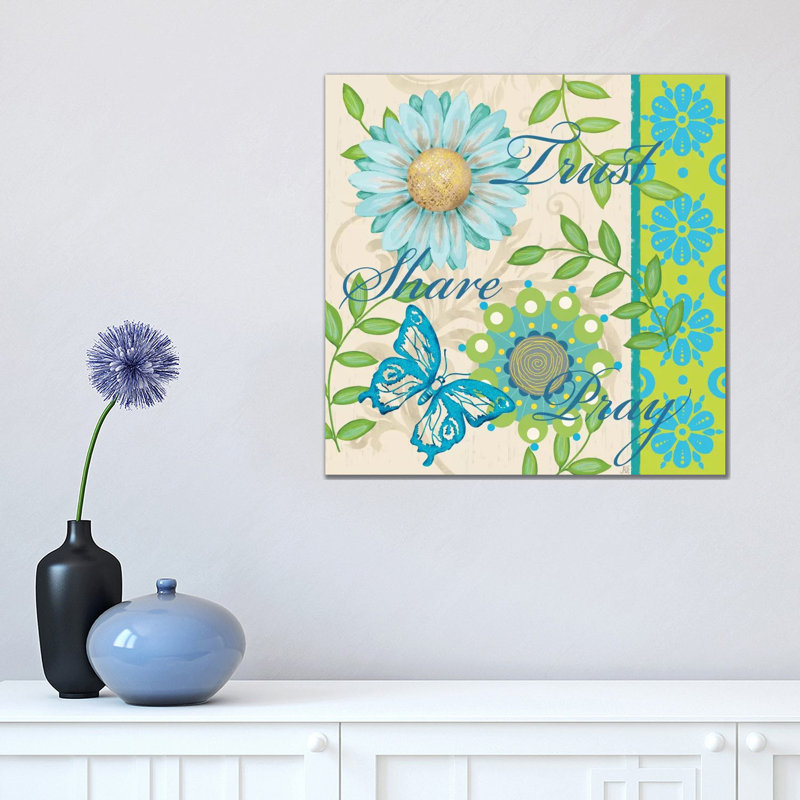 Bright Inspiration II by Jade Reynolds - Wrapped Canvas Painting, 45.72 cm H x 45.72 cm W x 3.175 cm D