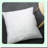 Premium Square Pillow Insert - Polyester Sham Form for White Striped Covers - Homie Stuffer