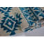 Tapis géométrique ivoire / turquoise Shirehampton-26309449