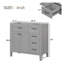 Meuble-lavabo 36 po sans lavabo, base d'armoire seulement, armoire de salle de bain avec tiroirs, structure solide et panneau de fibres à densité moyenne-761977805-761977779