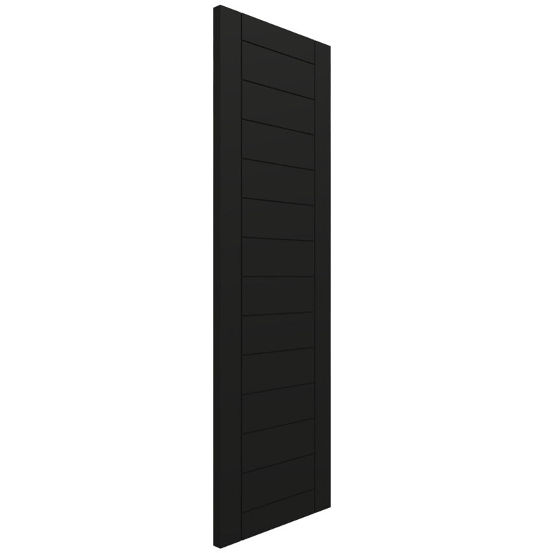 Volets de style moderne EnduraCore, L 15 po, H 47 po, Noir