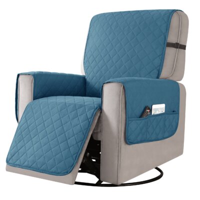 Reversible Comfort Box Cushion Recliner Slipcover